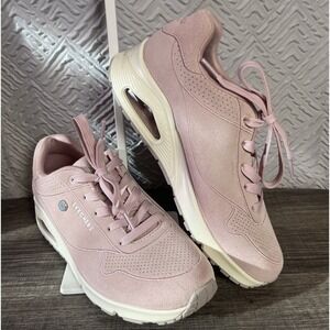 Martha Stewart Skechers Uno County Line Suede Sneakers Sz 9 Pink Athletic Shoes